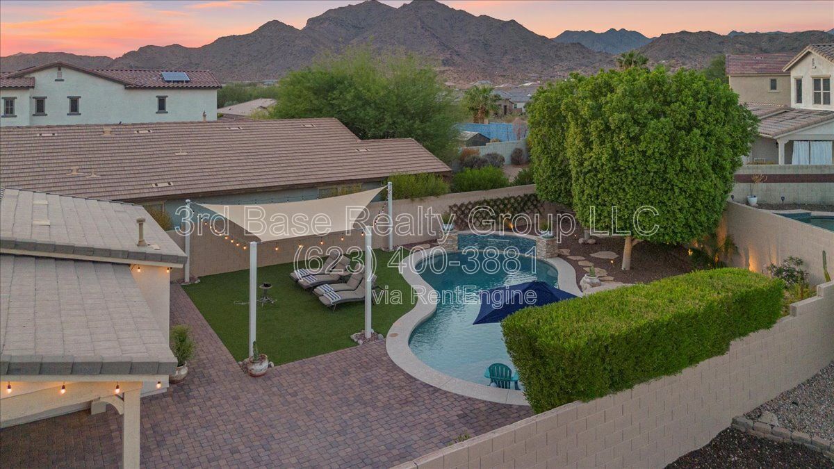 POOL and Spa. Resort Style Backyard in Verrado property image