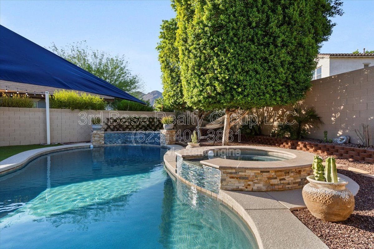 POOL and Spa. Resort Style Backyard in Verrado property image