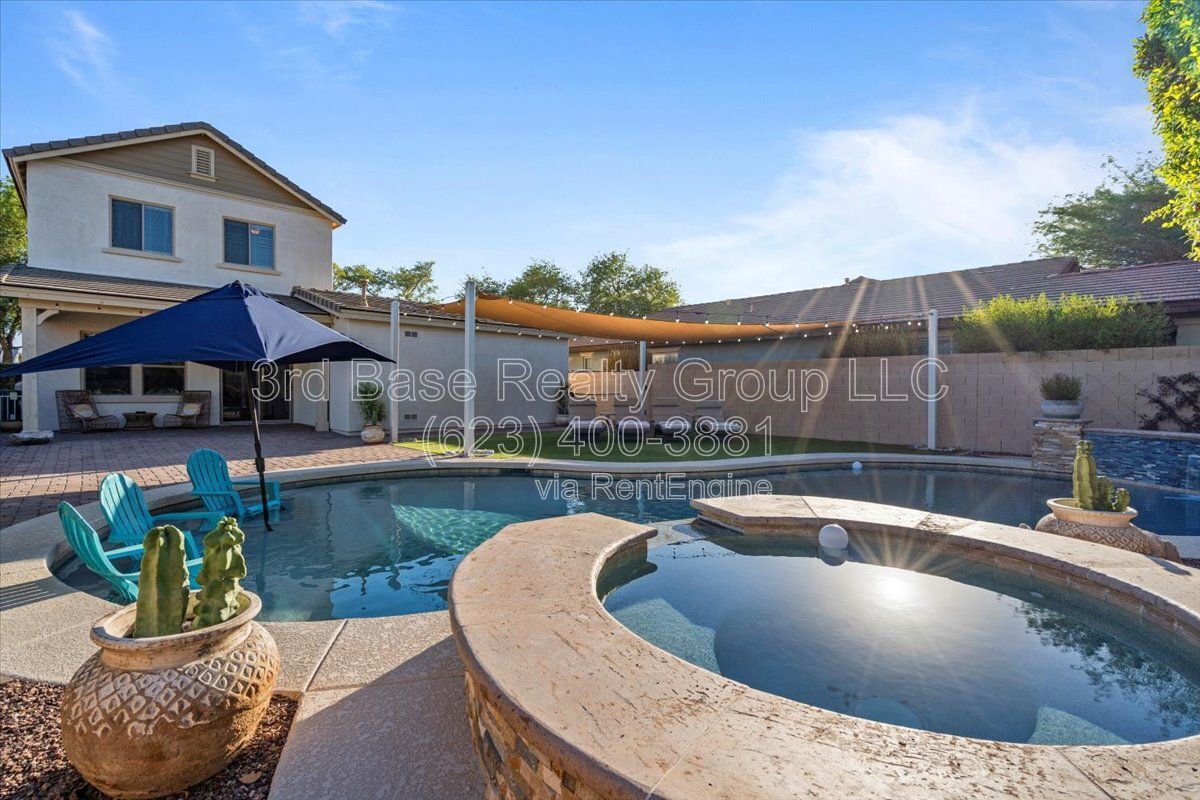 POOL and Spa. Resort Style Backyard in Verrado property image